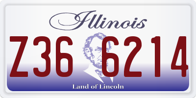 IL license plate Z366214