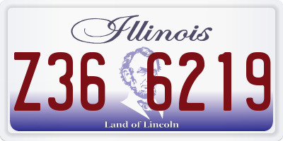 IL license plate Z366219