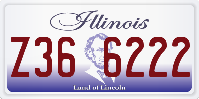 IL license plate Z366222