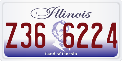 IL license plate Z366224