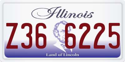 IL license plate Z366225
