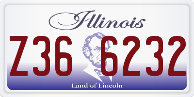 IL license plate Z366232