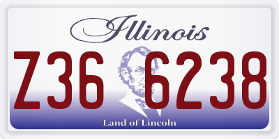 IL license plate Z366238