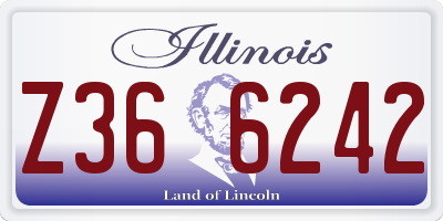 IL license plate Z366242
