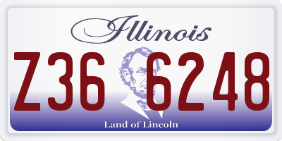 IL license plate Z366248
