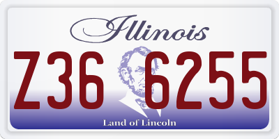 IL license plate Z366255