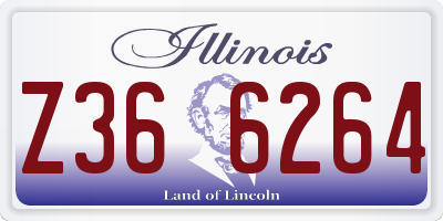 IL license plate Z366264