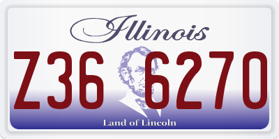 IL license plate Z366270