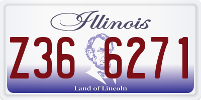 IL license plate Z366271