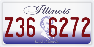 IL license plate Z366272