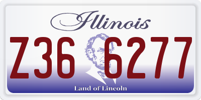 IL license plate Z366277