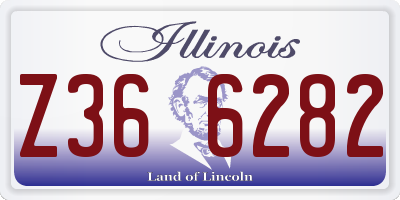 IL license plate Z366282