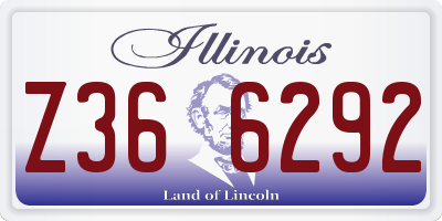 IL license plate Z366292