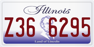 IL license plate Z366295