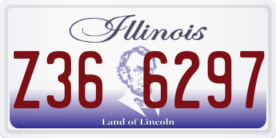 IL license plate Z366297