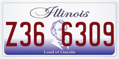 IL license plate Z366309