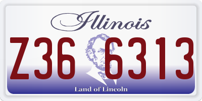 IL license plate Z366313
