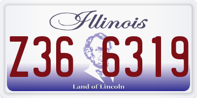 IL license plate Z366319