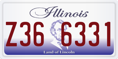 IL license plate Z366331