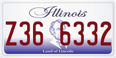 IL license plate Z366332