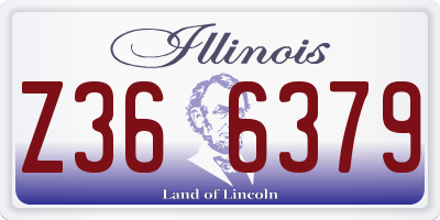 IL license plate Z366379