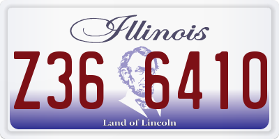 IL license plate Z366410