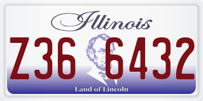 IL license plate Z366432