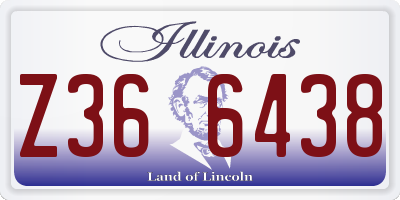 IL license plate Z366438