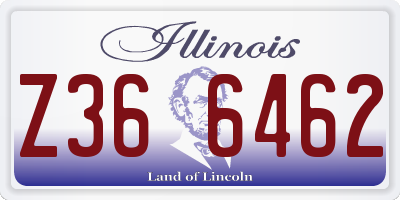 IL license plate Z366462