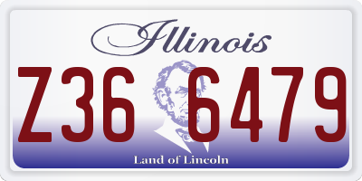 IL license plate Z366479