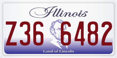 IL license plate Z366482