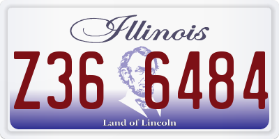 IL license plate Z366484