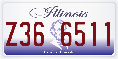 IL license plate Z366511