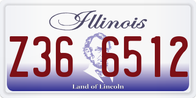 IL license plate Z366512