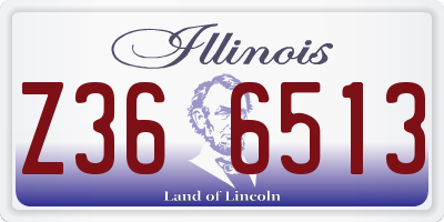 IL license plate Z366513