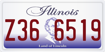 IL license plate Z366519