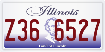 IL license plate Z366527