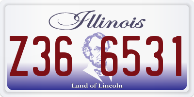 IL license plate Z366531