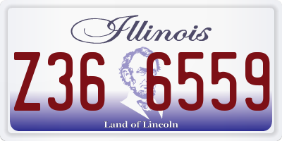 IL license plate Z366559
