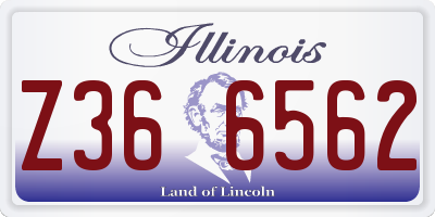 IL license plate Z366562