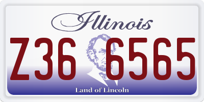 IL license plate Z366565