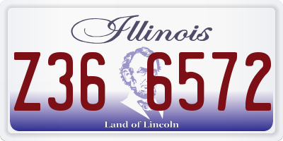 IL license plate Z366572