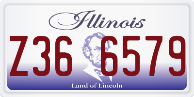 IL license plate Z366579