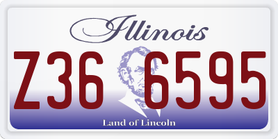 IL license plate Z366595