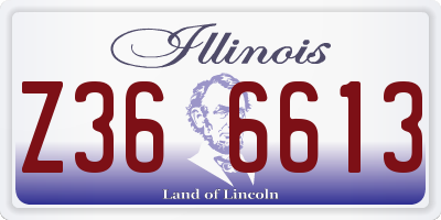 IL license plate Z366613