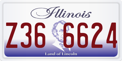 IL license plate Z366624