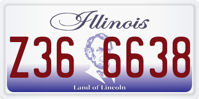 IL license plate Z366638