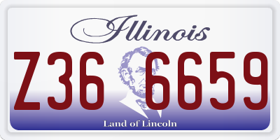 IL license plate Z366659