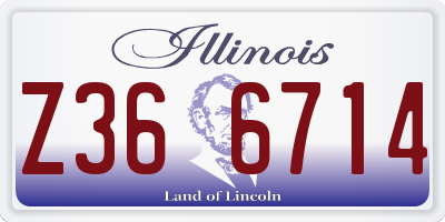 IL license plate Z366714