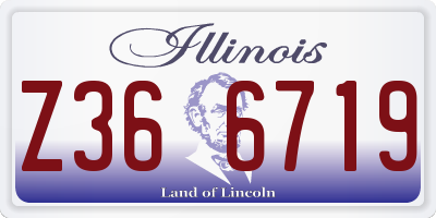 IL license plate Z366719